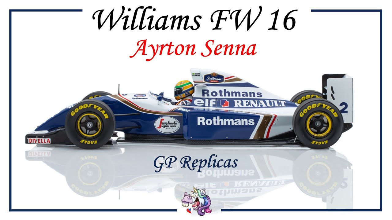 GP Replicas Williams FW16 Ayrton Senna 1994 - unboxing and review