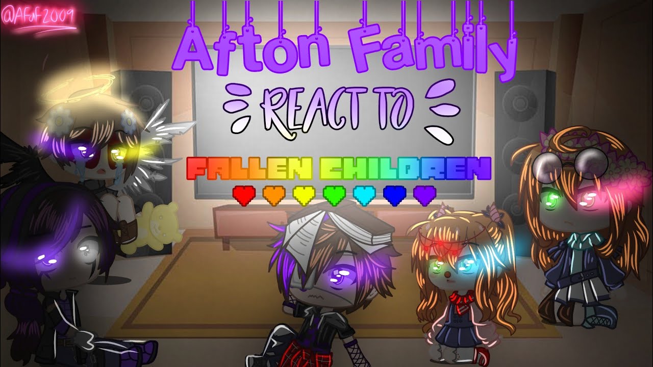 Afton Family react to Fallen Children (Undertale) || Original || Finale Part || Afaf2009