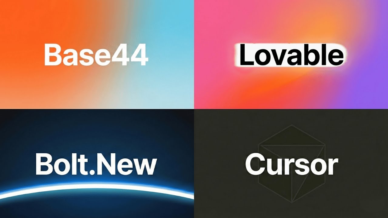 Base44 против Lovable против Bolt.New против Cursor
