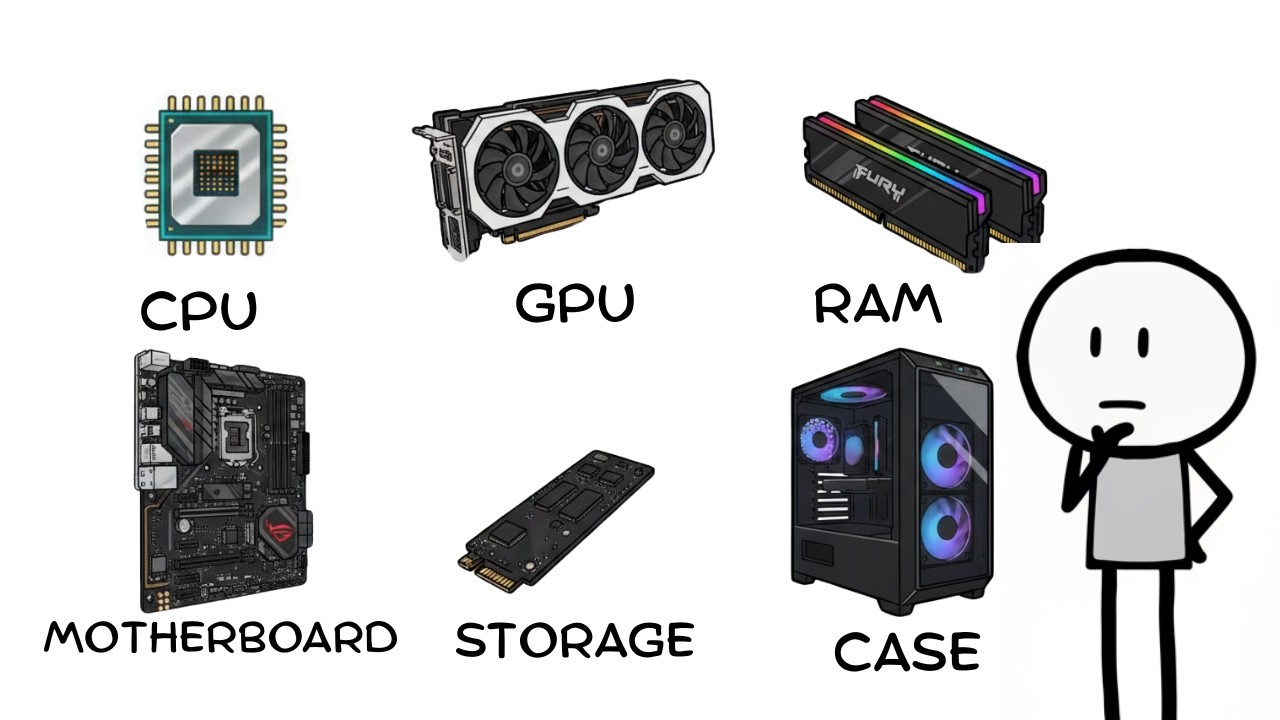 Every PC Part Explained in 8 Minutes or less