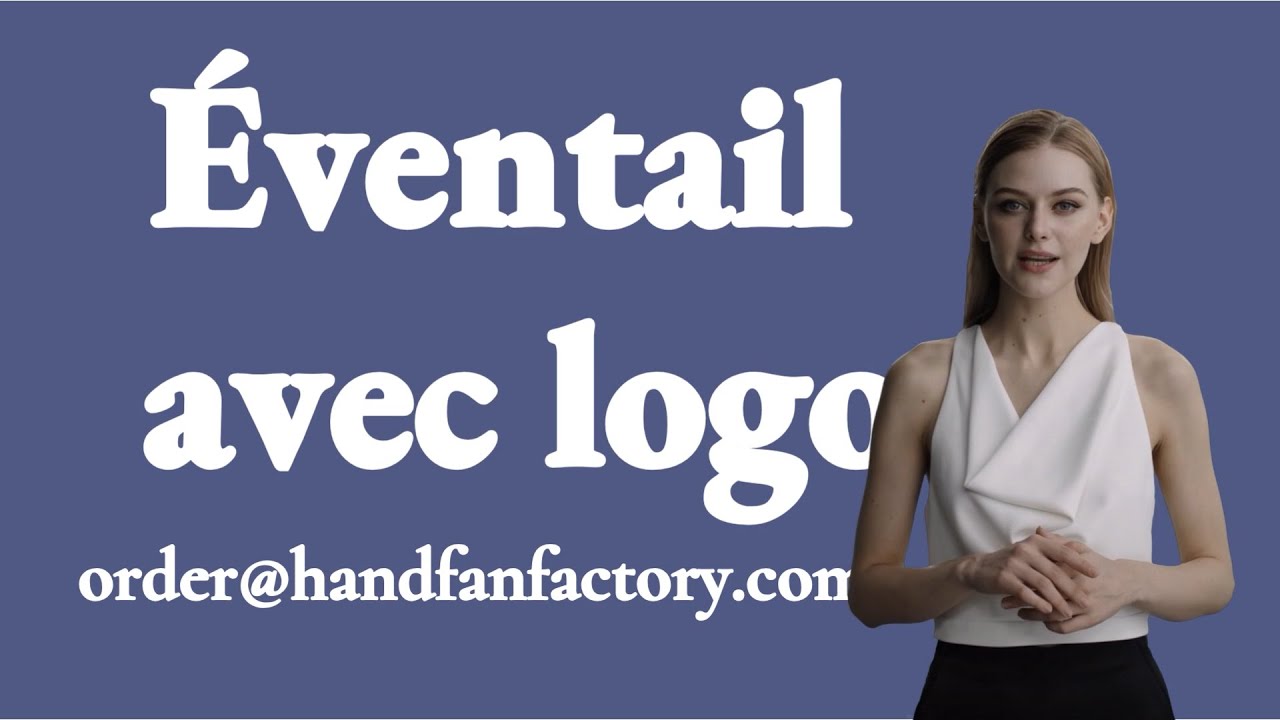 Éventail avec logo: Éventails en papier, tissu, bambou, bois, plastique - Promotionnel Publicitaire