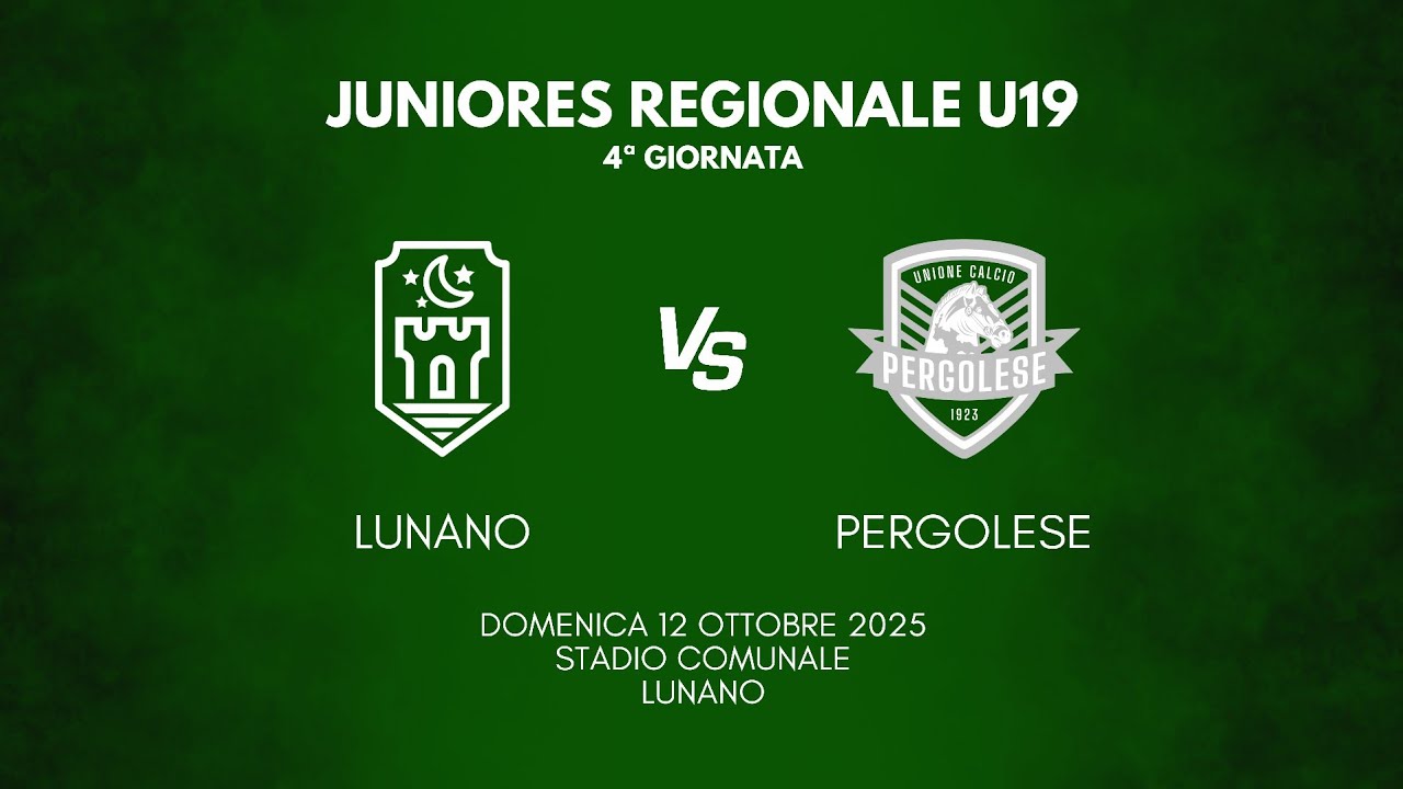 Lunano U19 - Pergolese U19 2-1 | Highlights | Juniores U19 Regionale - 4ª Giornata