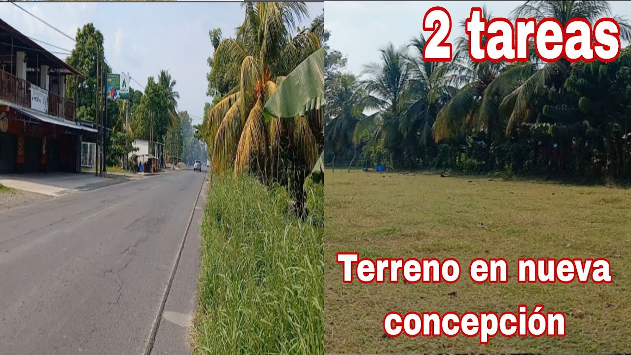 Terreno en VENTA cerca de Nueva concepción/son 2 tareas..