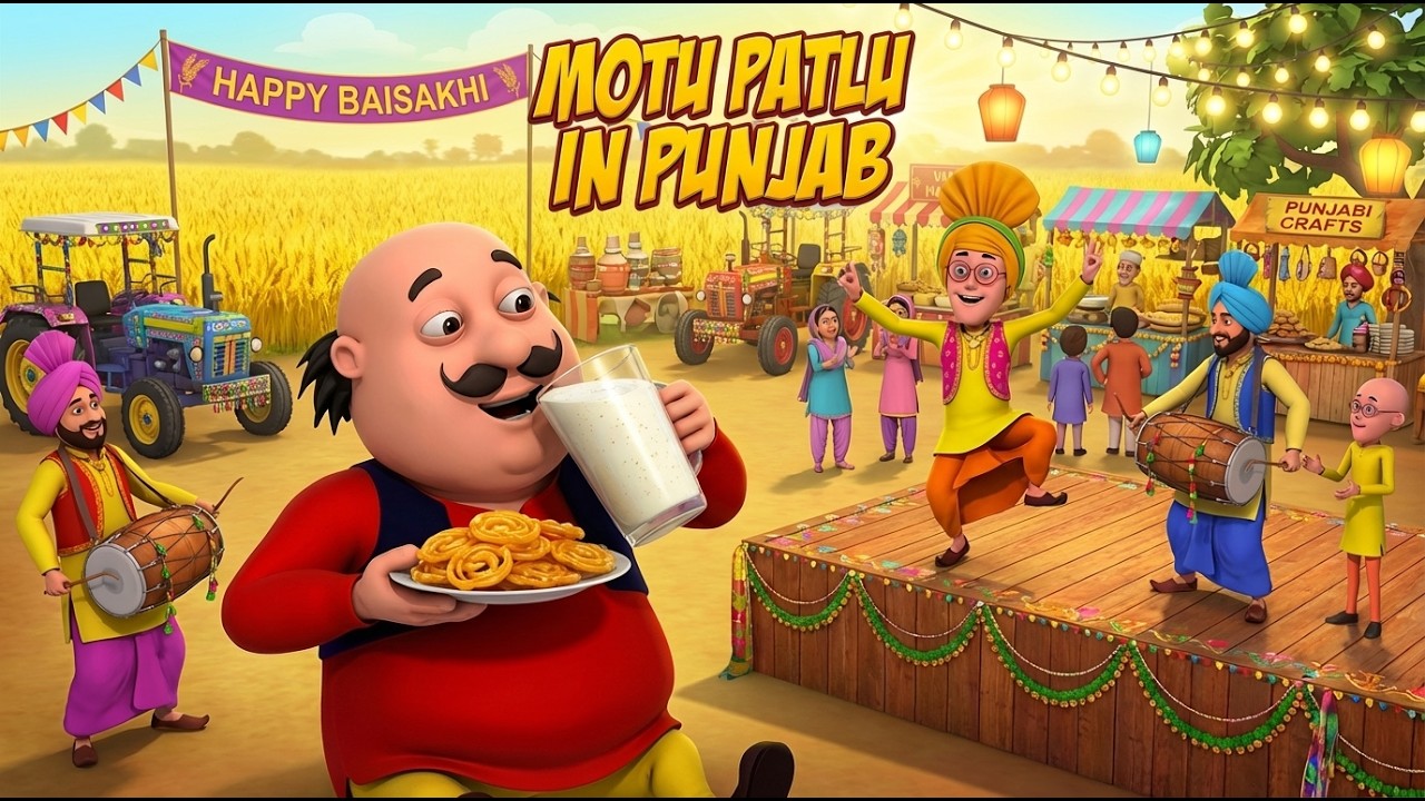 कोयले की खान में हंगामा! | Motu Patlu Punjab Special | Motu Patlu | मोटू पतलू