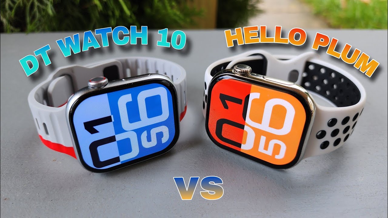 HELLO PLUM VS DT 10 WATCH (быстрое сравнение)