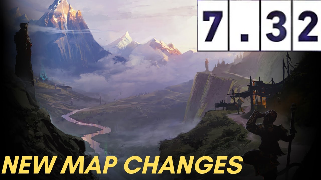 Dota 2 Map Changes 7.32 - New Patch