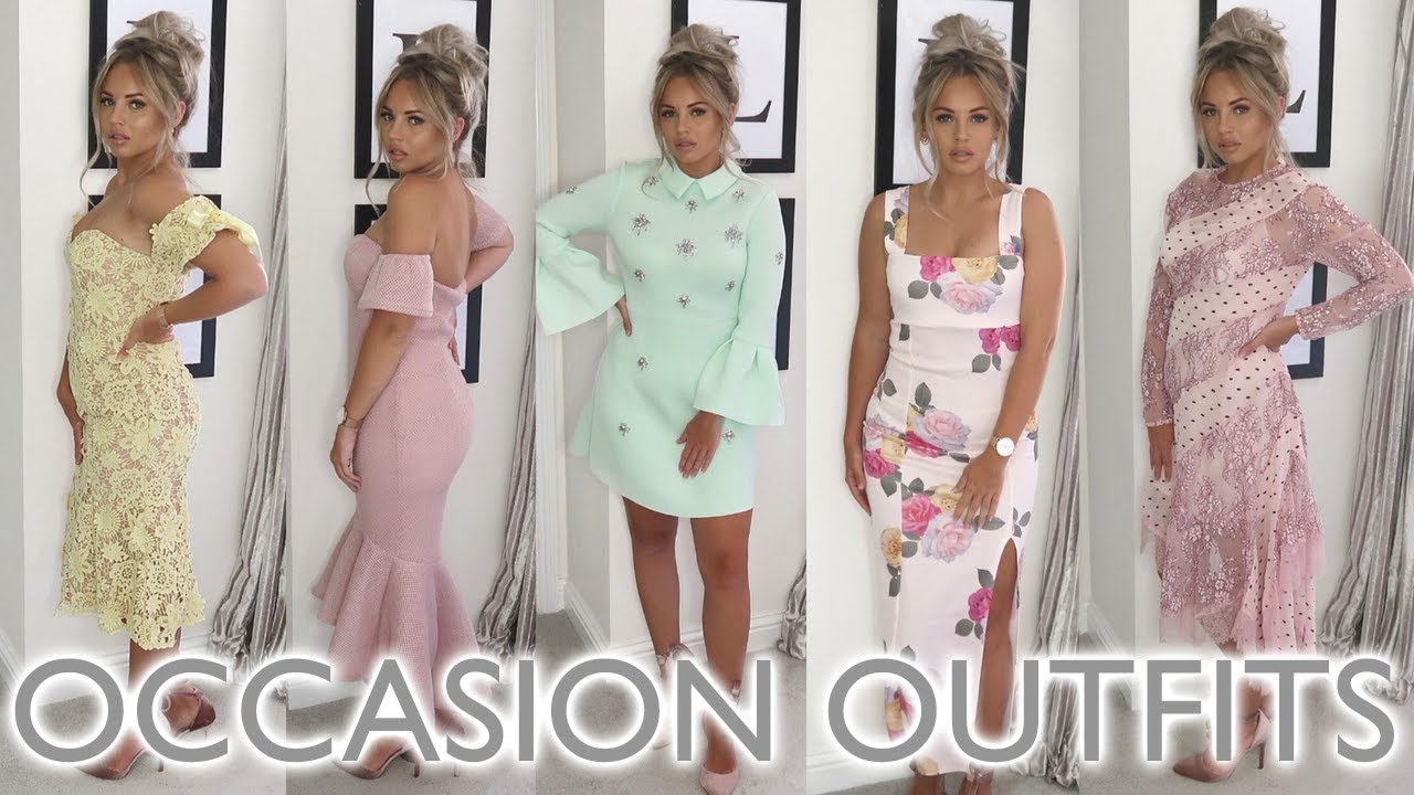 WHAT TO WEAR TO A WEDDING | OCCASION DRESSES | Lucy Jessica Carter