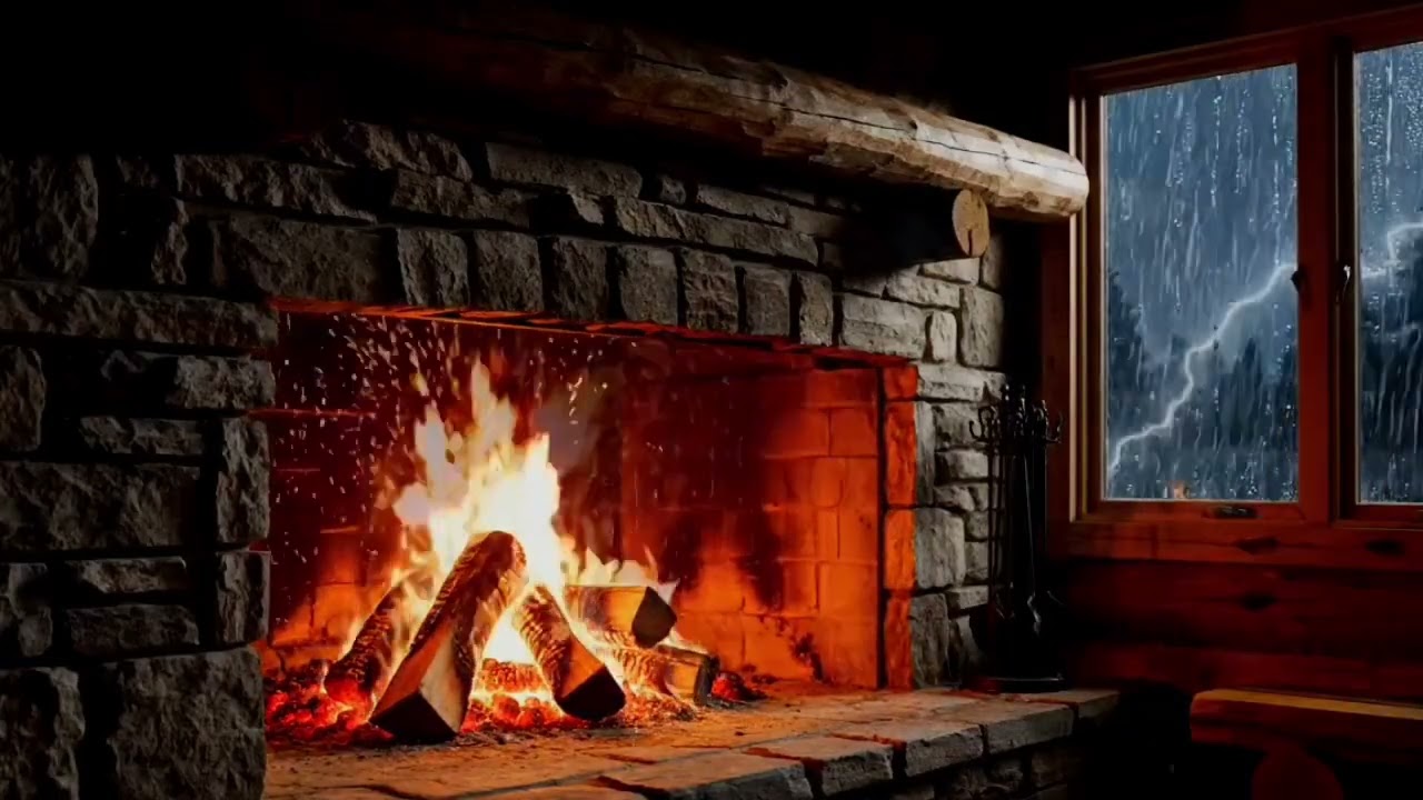 Fireplace ASMR 🔥 Warm Crackling Fire Sounds for Relaxation & Focus