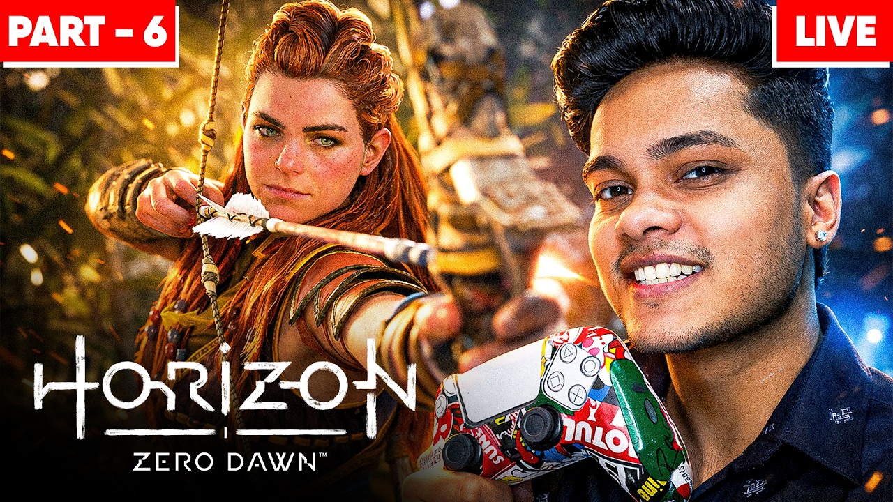 Horizon Zero Dawn LIVE | She is tough | Part -5