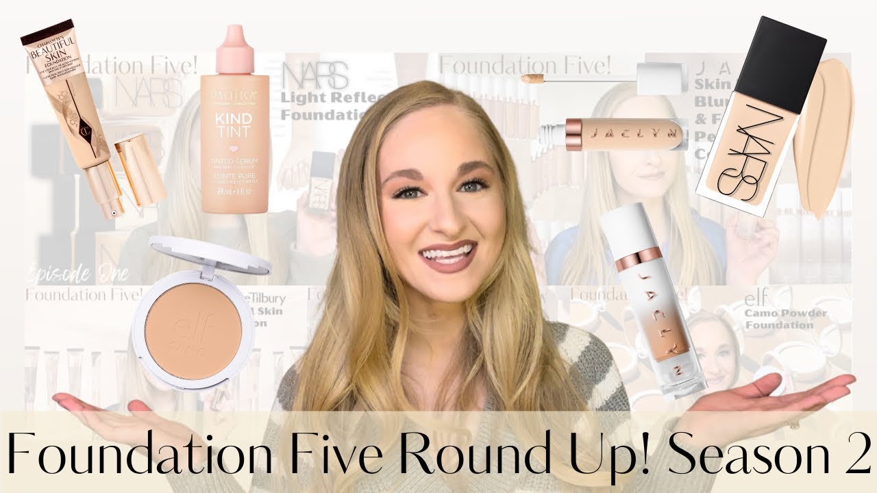Foundation Five Round Up Video | Thorough Product Reviews + Pros, Cons, & Application Methods