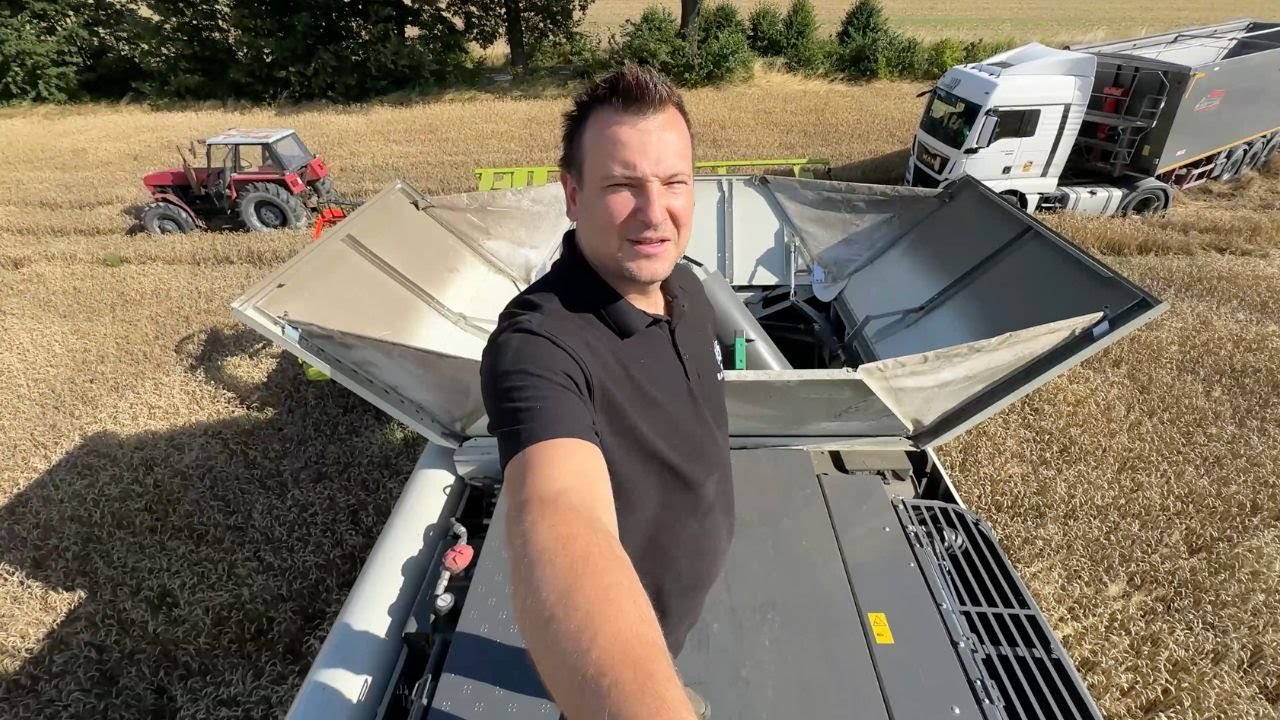 UDA SIĘ ZAPCHAĆ CLAASA? TRION 750 W NATARCIU (PREZENTACJA, ŻNIWA)