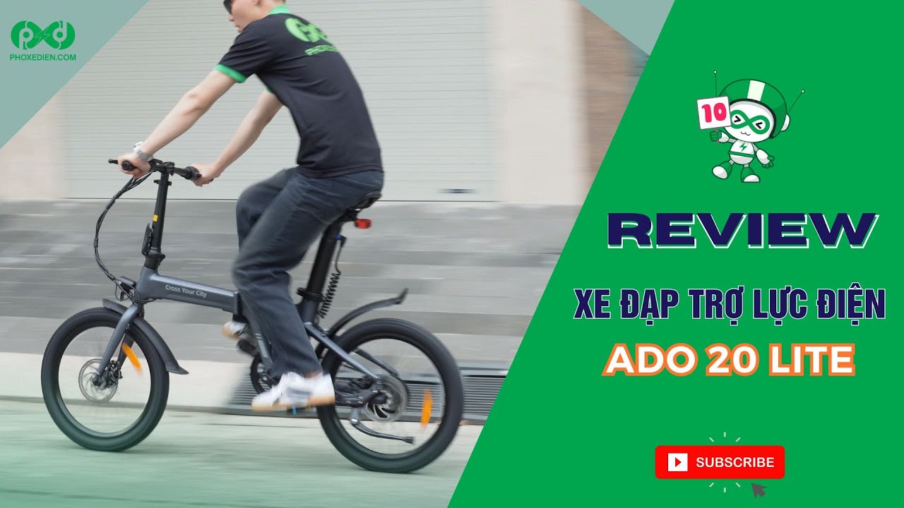 Review Xe Đạp Trợ Lực Điện ADO A20 Lite - Xu Hướng Của Tương Lai | PHOXEDIEN.COM