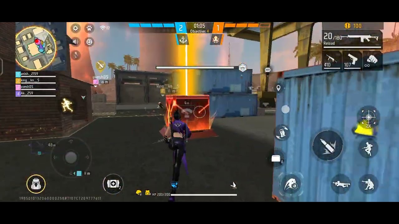 Free fire gaming 😎🔥 MVP in CS RANKED 🤘🔥