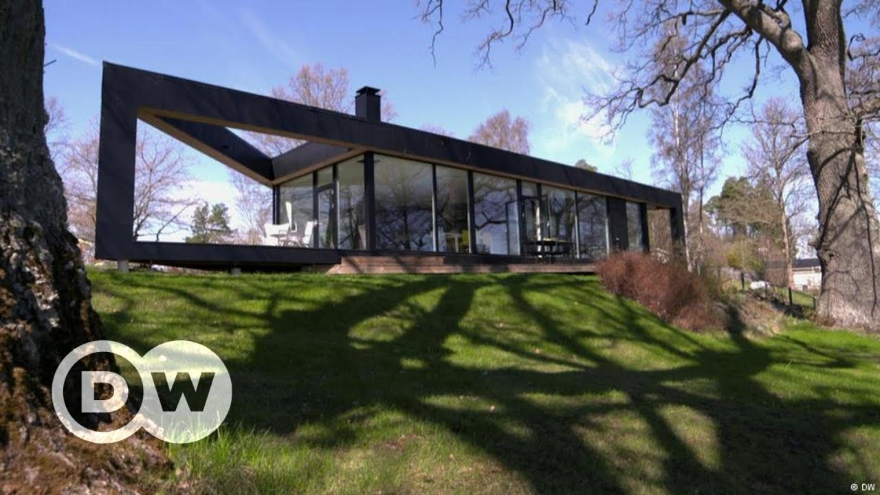 Swedish triangle house | Edgy interior design | Swedish design | House tour