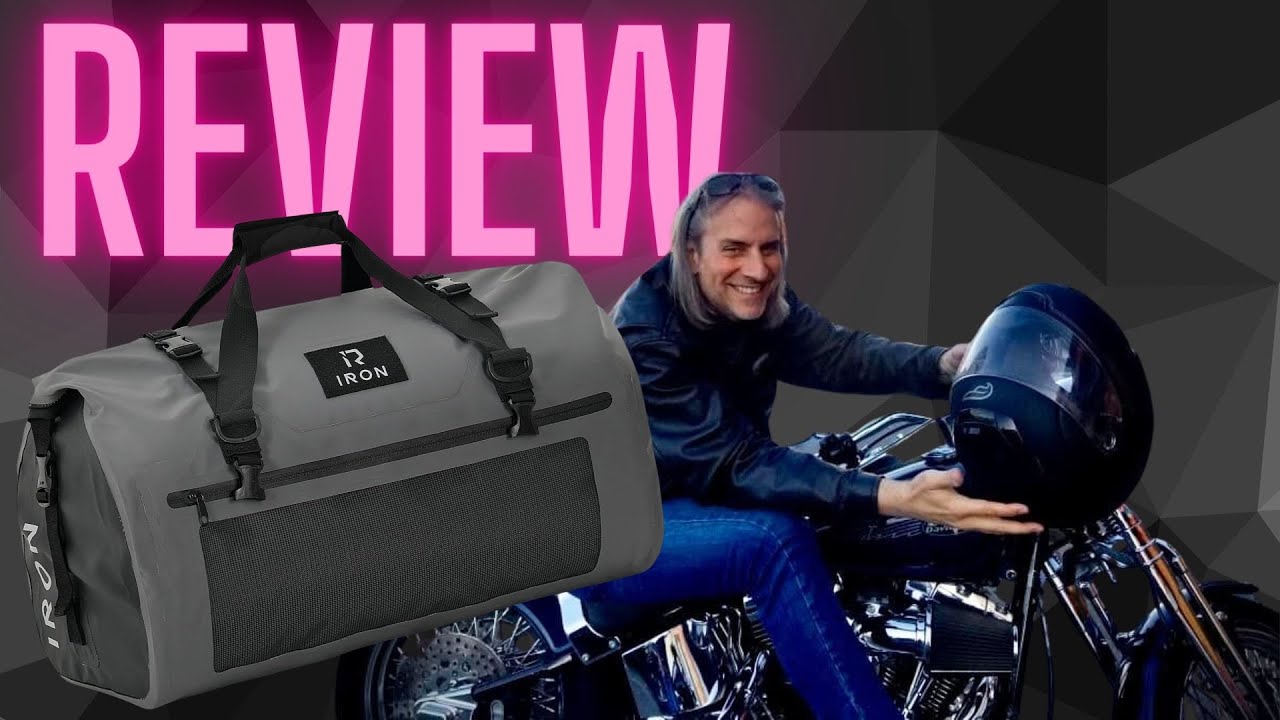 Motorcycle Dry Bag - Waterproof Duffle & Luggage Tail Bag Saddle Bags