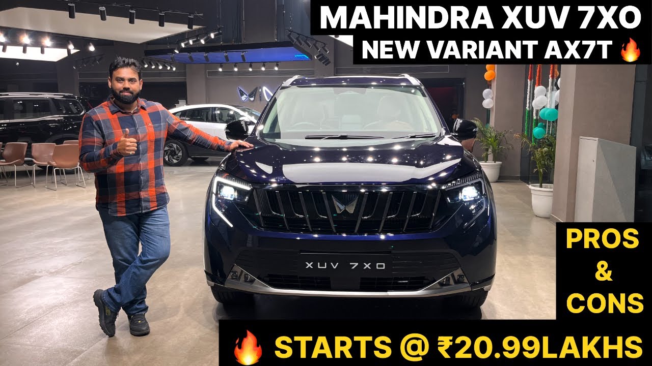 Mahindra XUV 7X0 AX7T | Starts @ ₹20.99Lakhs 🔥 | Available In Petrol, Diesel & AWD | Pros & Cons 🔥 |