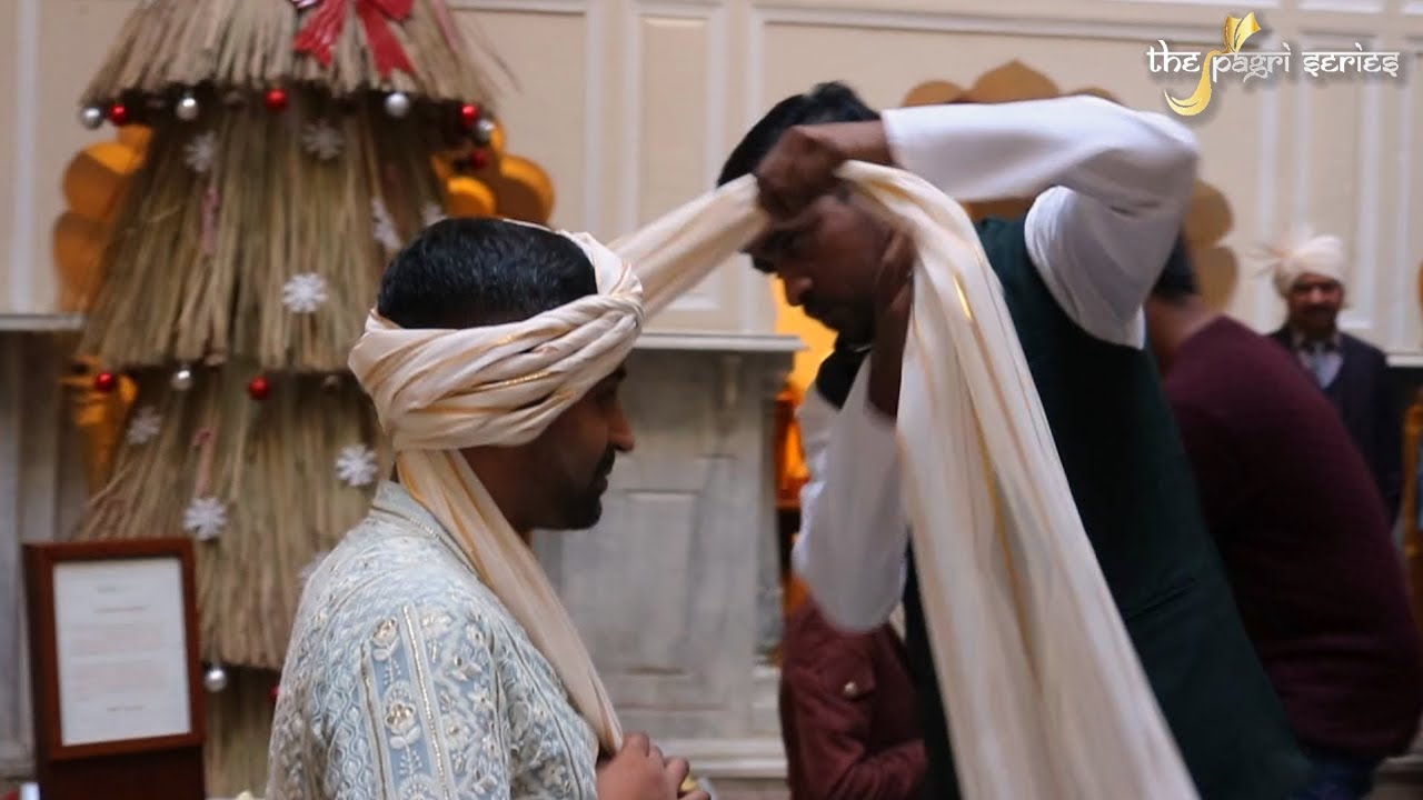 Wedding Barati Safa pagri (Turban) Tie || #wedding #rajasthan #indianwedding #event 