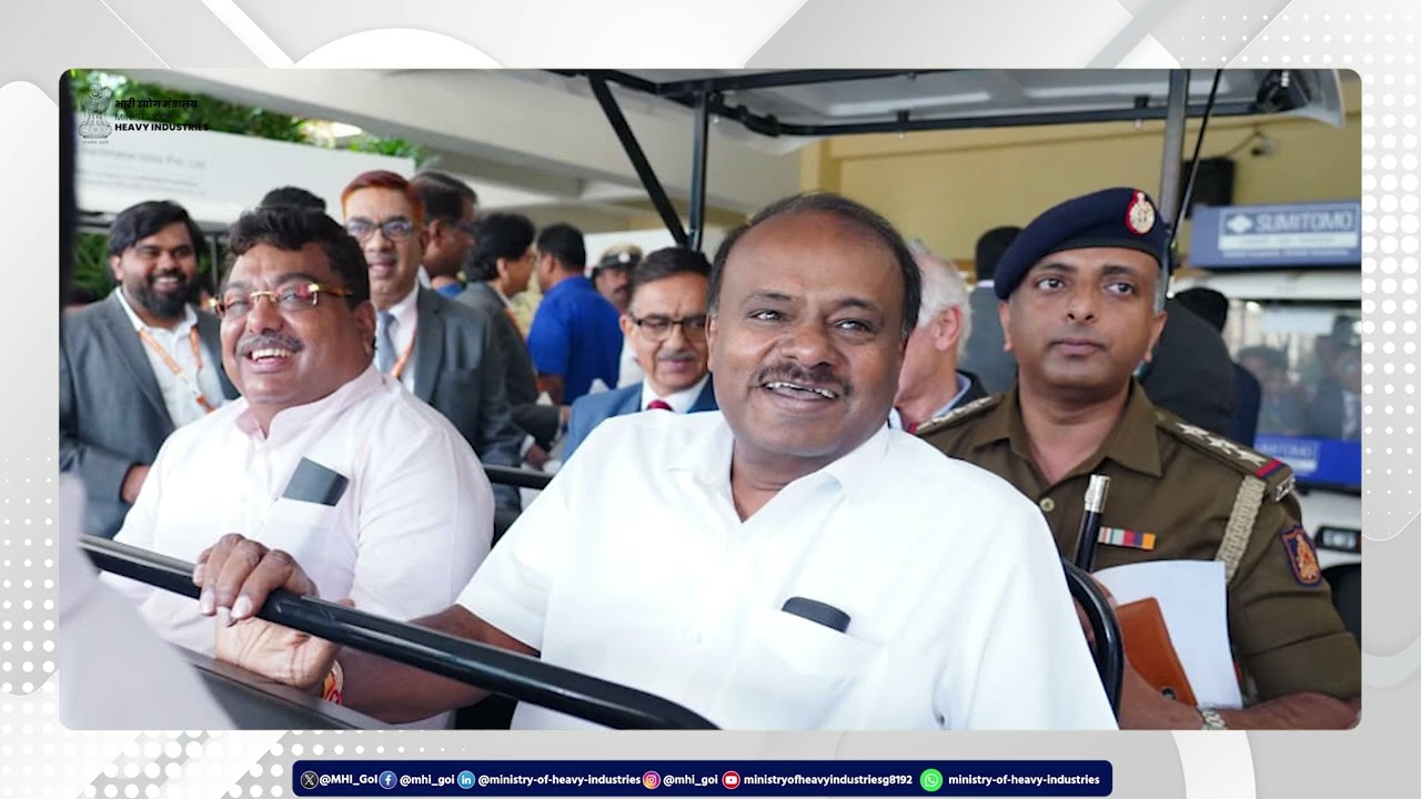 Union Minister Shri H D Kumaraswamy  inaugurated #IMTEX2025 at BIEC, Bengaluru, & visited HMT stalls