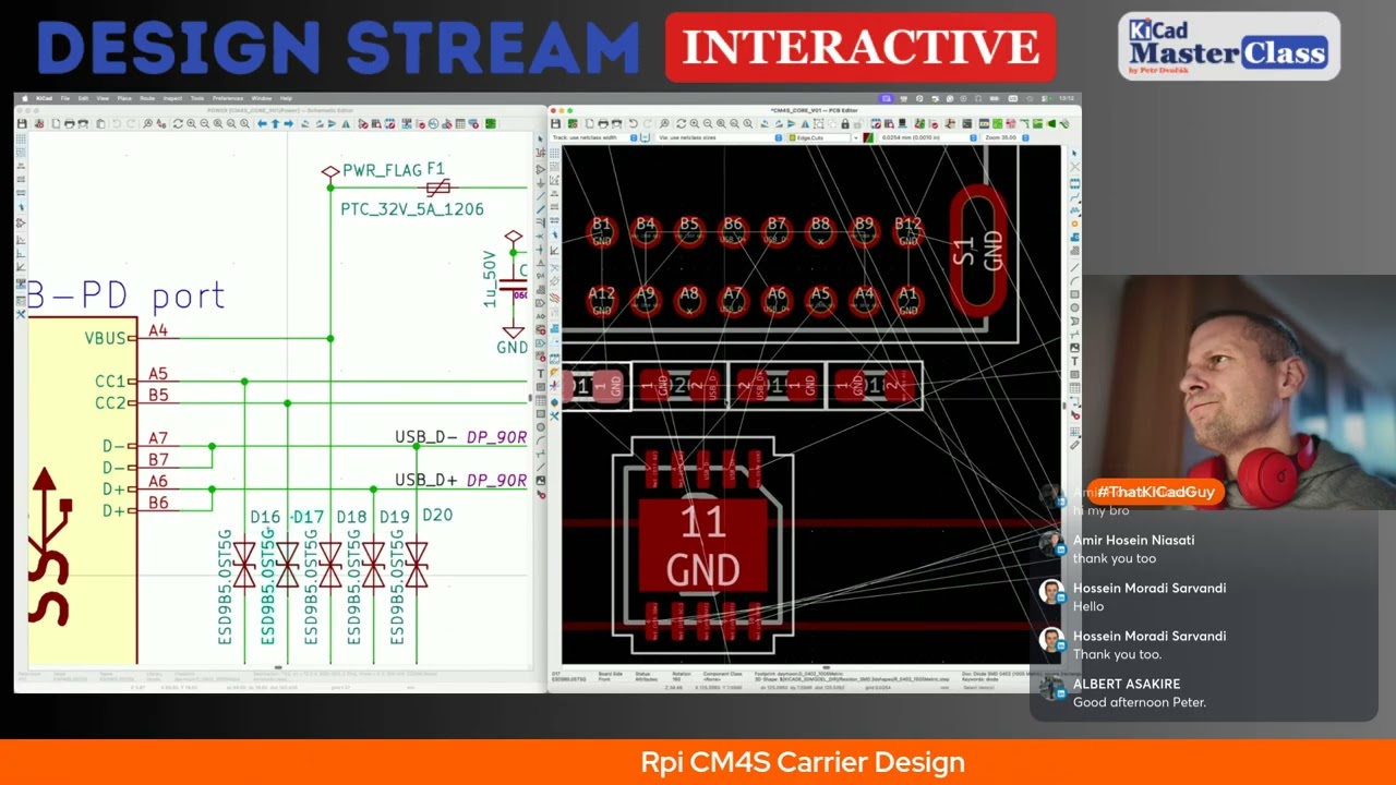 KiCad Design Stream—CM4S Carrier, part 4
