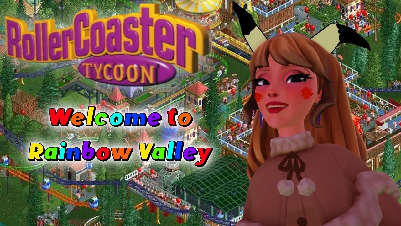 Rainbow Valley Gameplay - ROLLERCOASTER TYCOON 1999