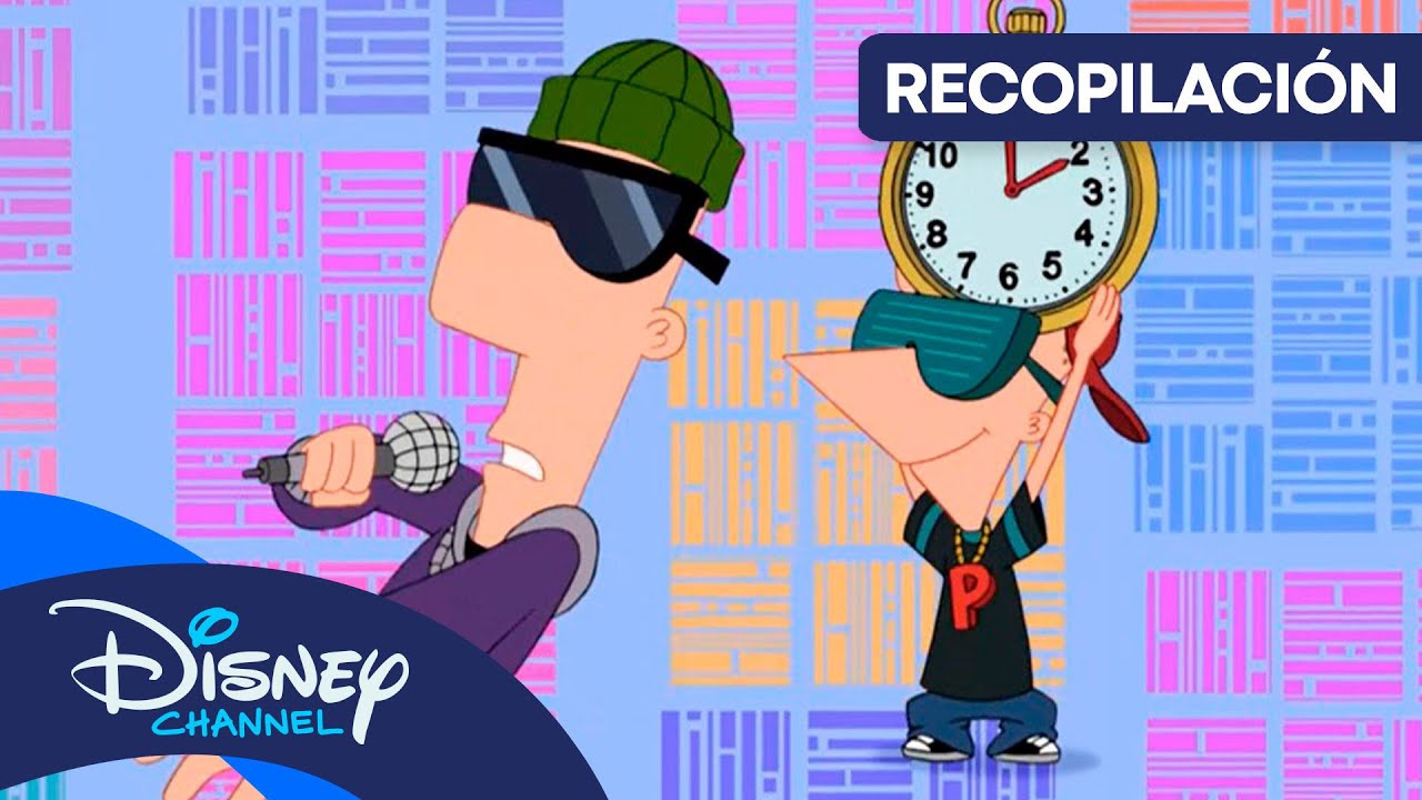 PHINEAS Y FERB: La playlist perfecta: canciones que hicieron historia 🎶🕺 | @disneychannelES