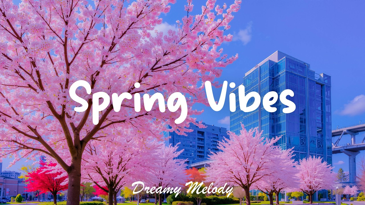 벚꽃처럼 부드러운 봄 피아노 플레이리스트 🌸 편안함을 주는 힐링 음악 🎶 Spring Vibes | DREAMY MELODY