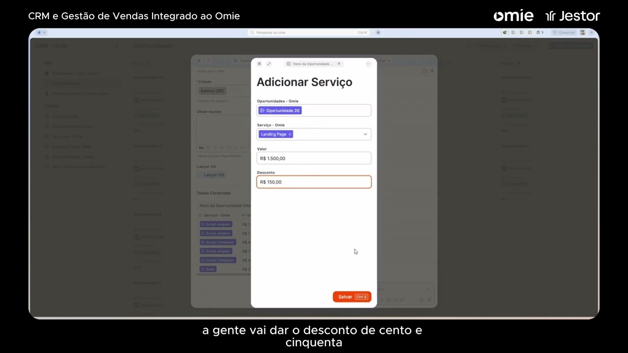 CRM e Gestão de Vendas com o Omie e Jestor