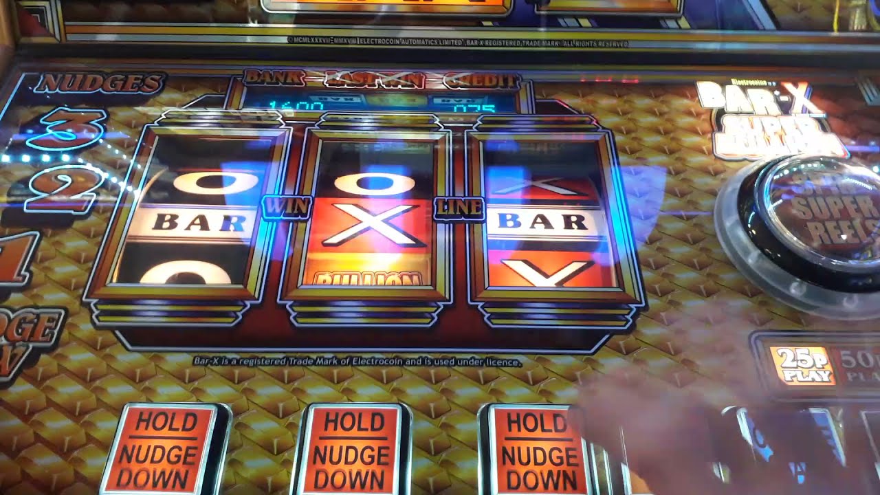 BAR-X SUPER BULLION -  FRUIT MACHINE -  UK ARCADES 2021 SHANKLIN ARCADE