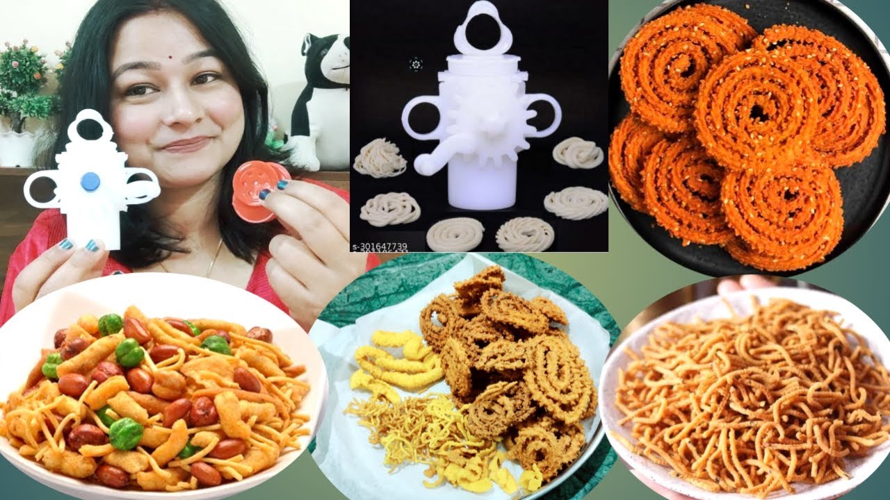Plastic namkeen maker review / How to use snacks & namkeen press maker demo / Sev maker machine