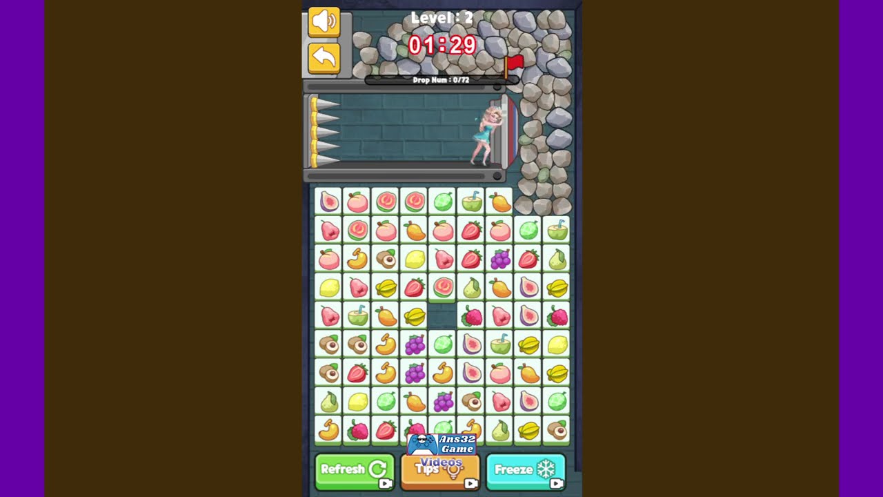 Princess Rescue Fruit Connect