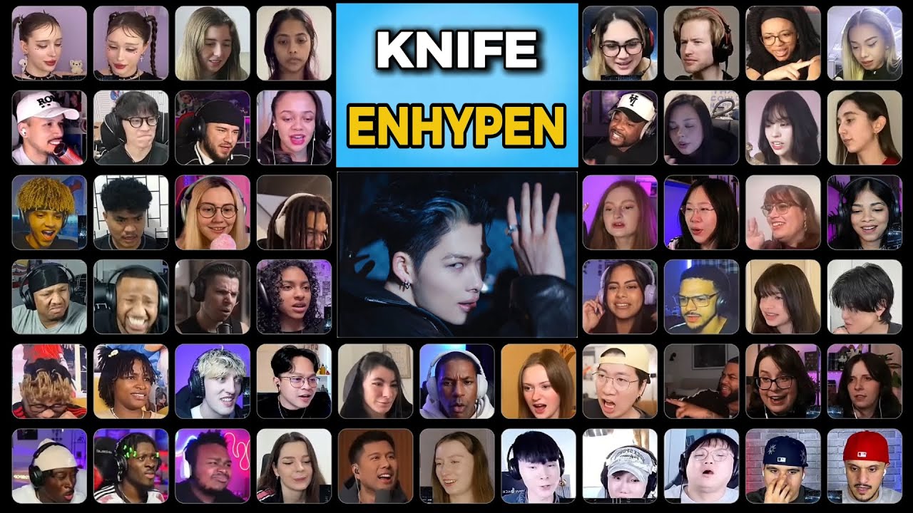 ENHYPEN's KNIFE HITS DIFFERENT | REACTION MASHUP
