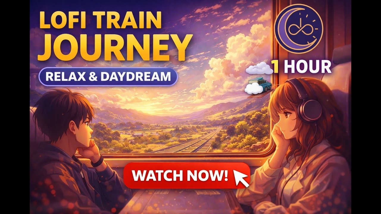Lofi Train Journey 🚂 | 1 Hour Chill Beats for Travel, Nostalgia & Quiet Moments | Indigo Hour