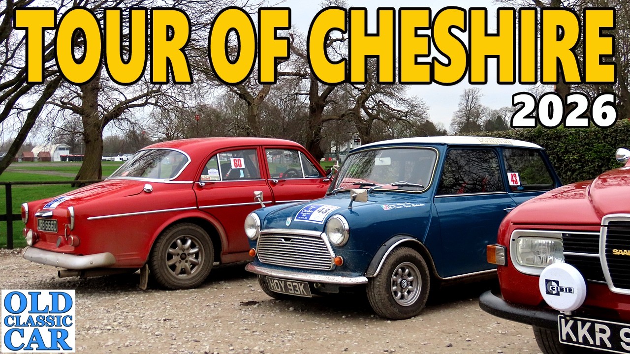 Classic saloons & sportscars on the Tour Of Cheshire 2026 at Oulton Park