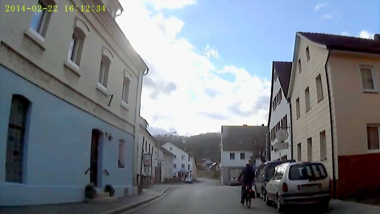 D: Kasendorf. Landkreis Kulmbach. Ortsdurchfahrt. Februar 2014