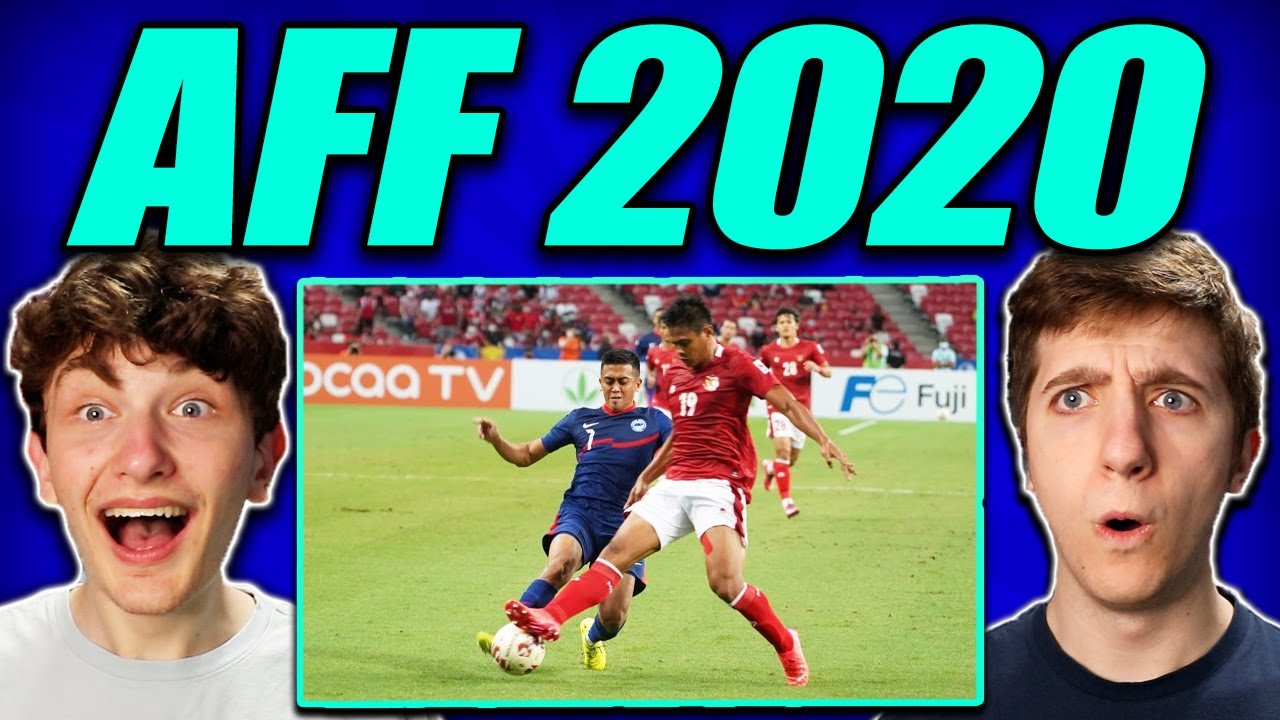 Americans React to Indonesia vs Singapore (AFF Suzuki Cup 2020 Highlights)