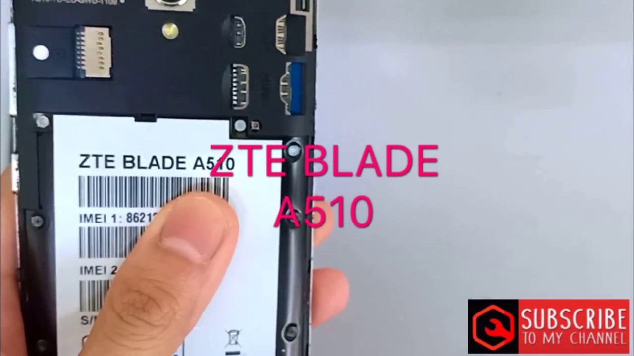 ZTE BLADE A510 frp bypass google account