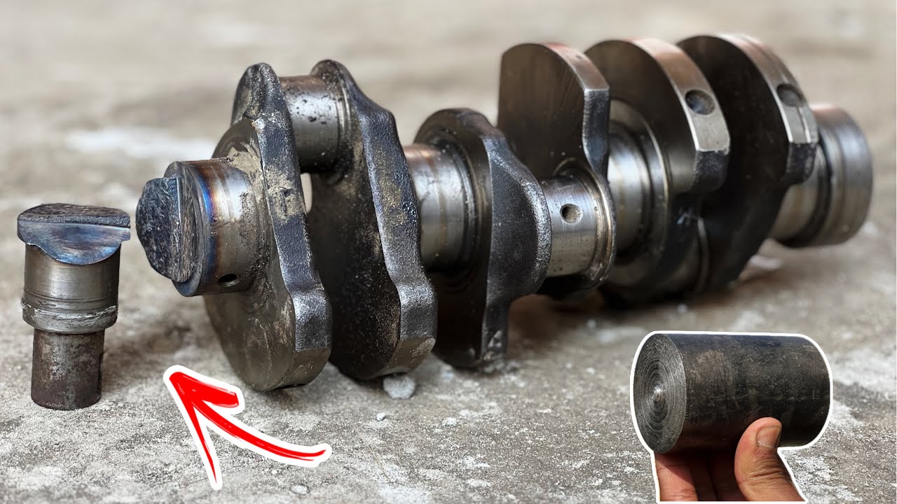 Harmonize Process// How does an Intelligent Mechanic Repair a Broken Cranck Shaft….
