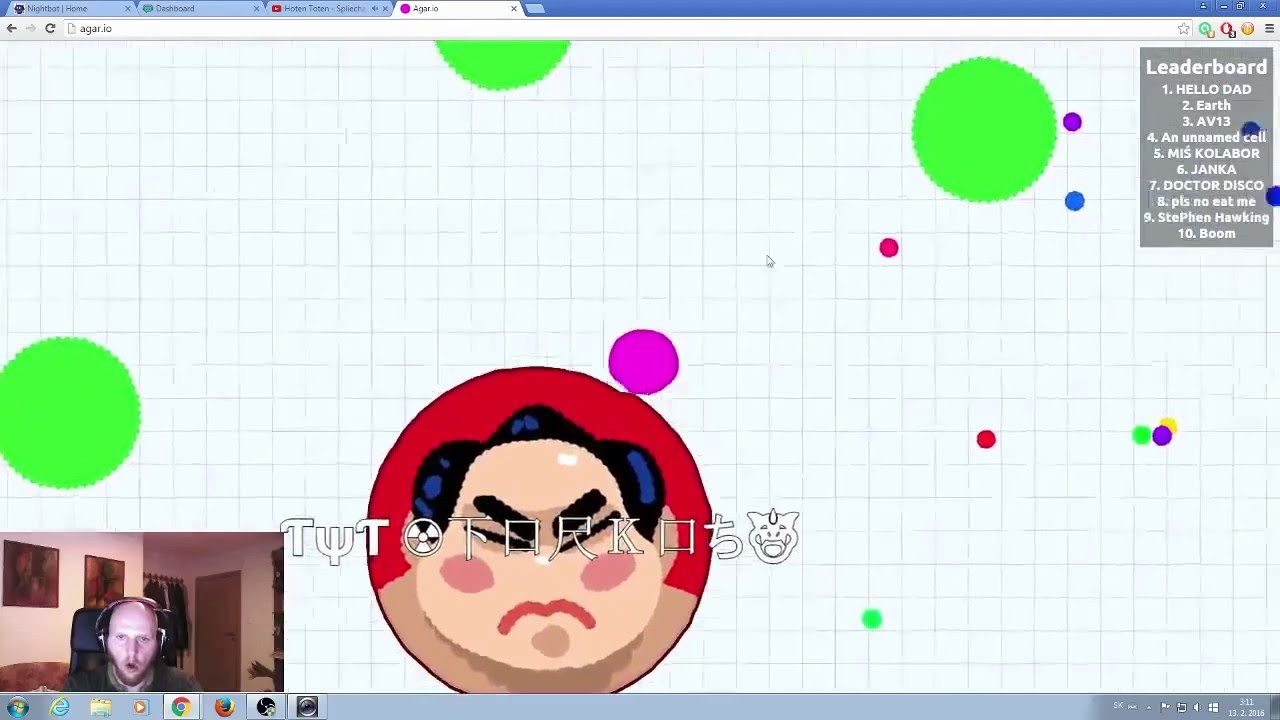 Grindererr Master of AgarIO - aha ake mon&scaron;trum, haxori v agar.io