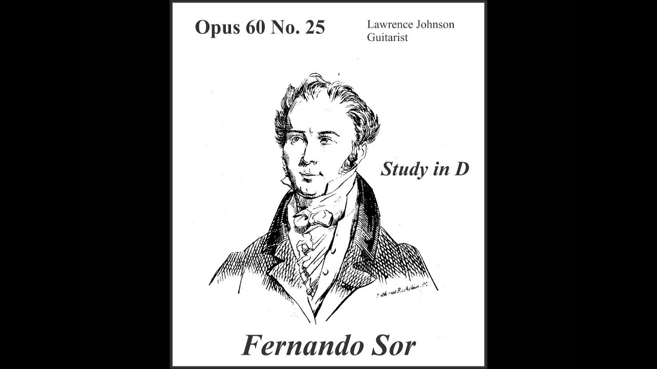 Fernando Sor Op. 60 No. 25 Study in D