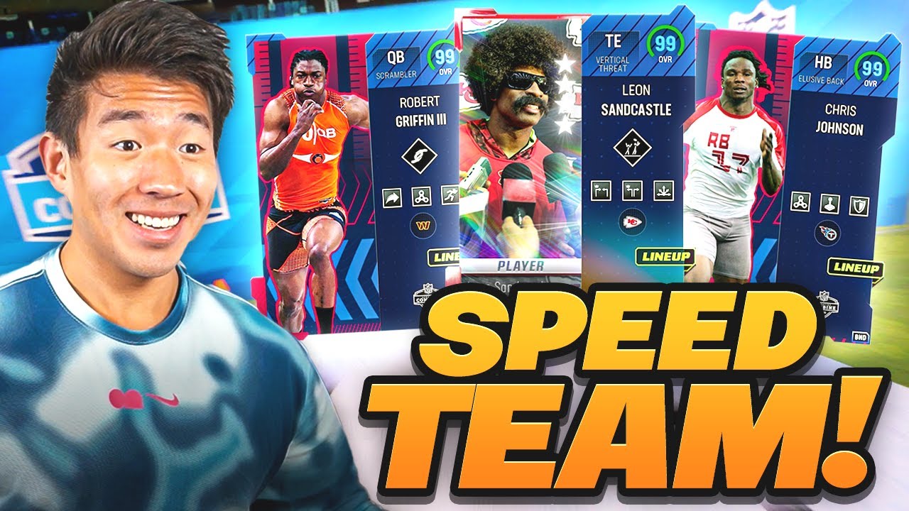 We Built The Fastest Player Team! TOO FAST TO STOP! Madden 23