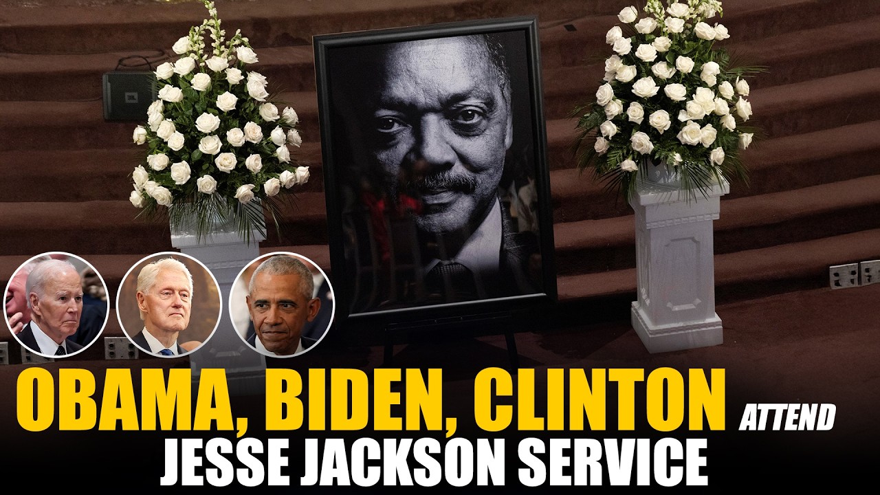LIVE: Obama, Clinton, Biden attend Memorial services for Rev. Jesse Jackson in Chicago