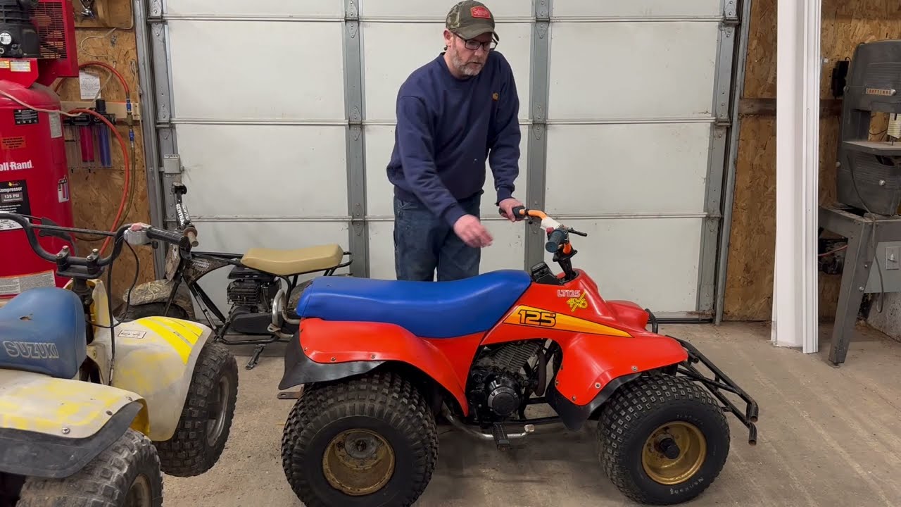 Forgotten 1986 Suzuki Quads After 30 Years in Storage