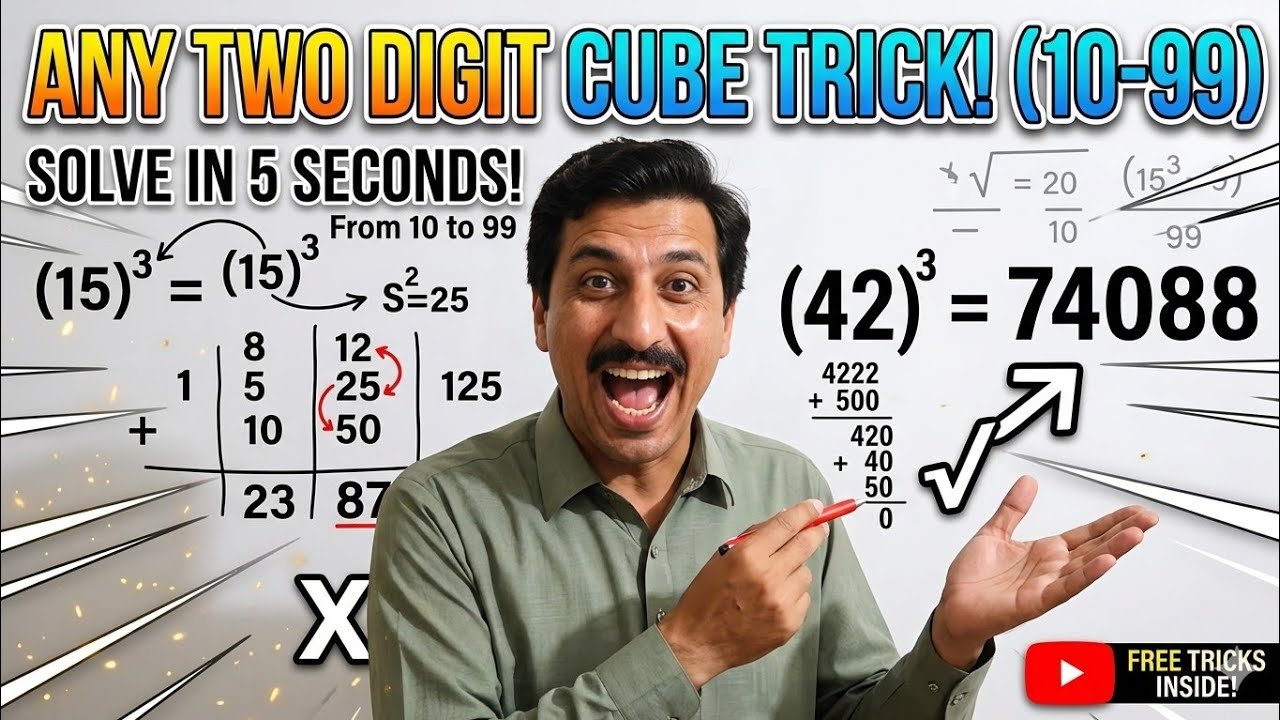 How square any 2 digits 10 - 99...