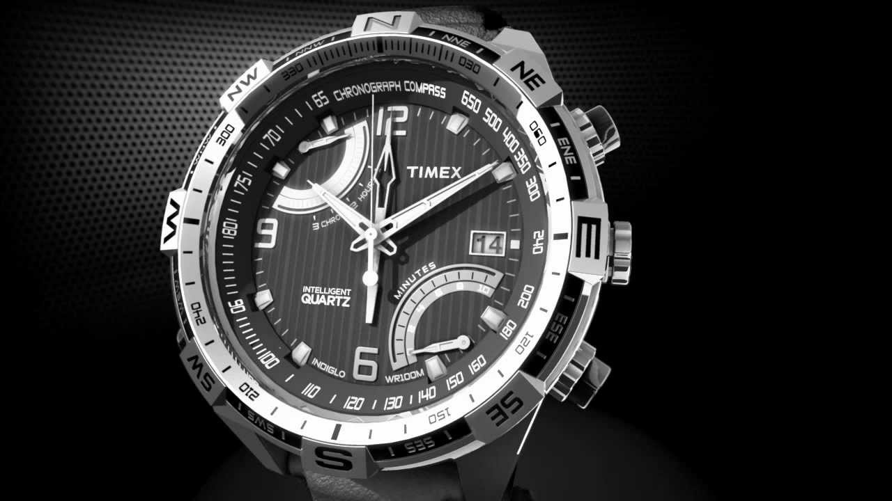 Timex Intelligent Quartz Flyback Chronograph Compass: Using the Chronograph