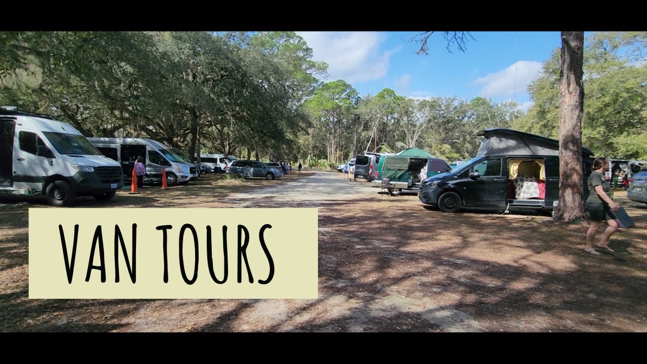 VAN TOURS at LULU'S MEETUP / Having Some Fun Peeking in on others! #vanlife