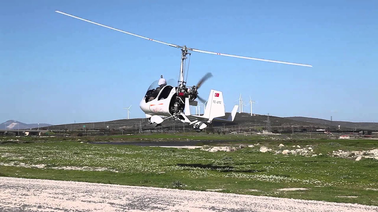 can gyrocopter hover ? ( windy day flying by ELA cougar )