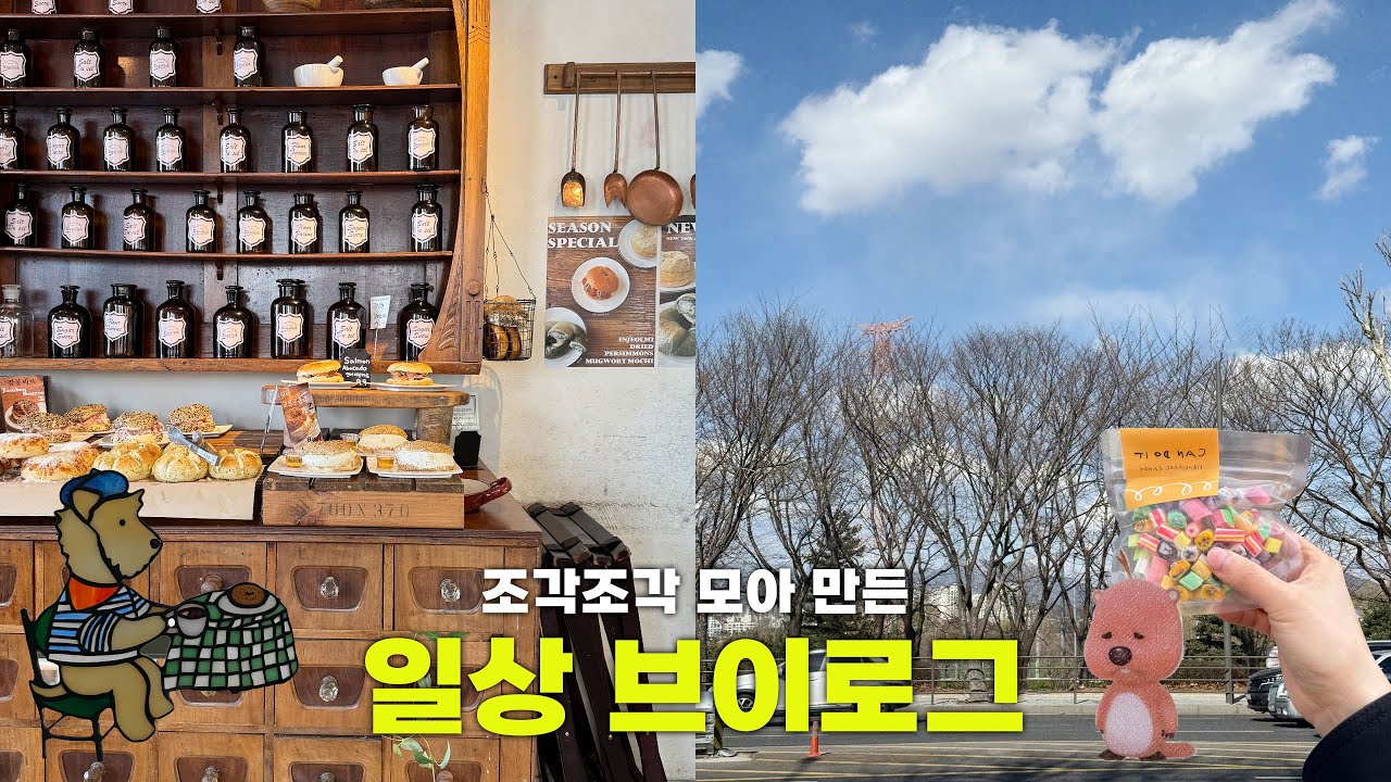 조각조각 일상 모음ㅣ샤로수길 소품샵 • 갑상선 수술 7년차🏥 • 후쿠오카 함바그 🍽️• 베이글리스트🥯 • 선유도 고양이🐈 • 캔두잇🍬