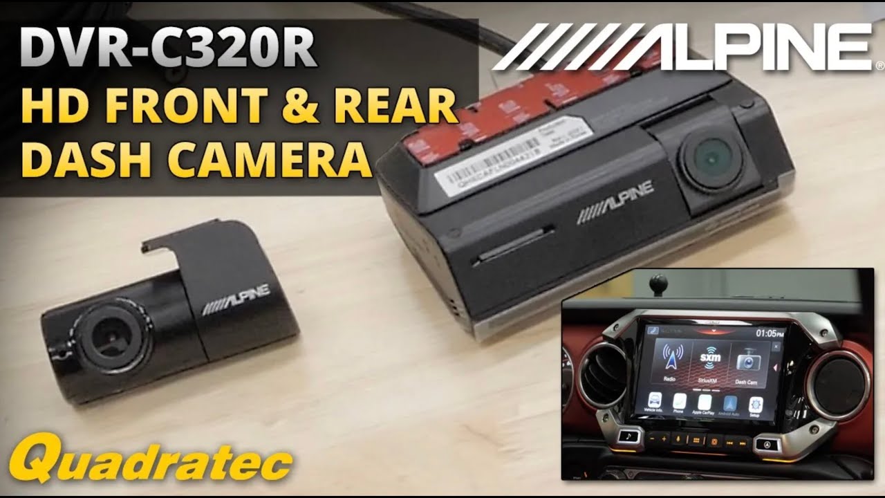 Alpine DVR-C320R HD Front & Rear Dash Camera Install & Review