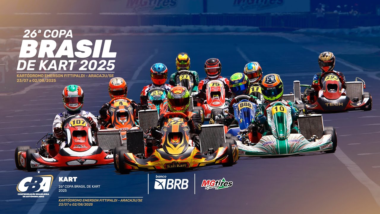 26ª COPA BRASIL DE KART / ARACAJU (SE) – CLASSIFICATÓRIAS GRUPO 1 SÁBADO 26/06 TARDE
