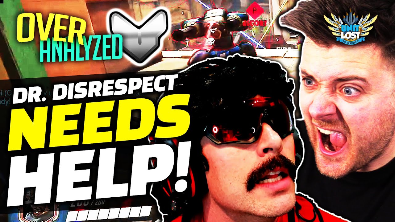 Overwatch Coaching - DrDisrespect NEEDS HELP! [OverAnalzyed]